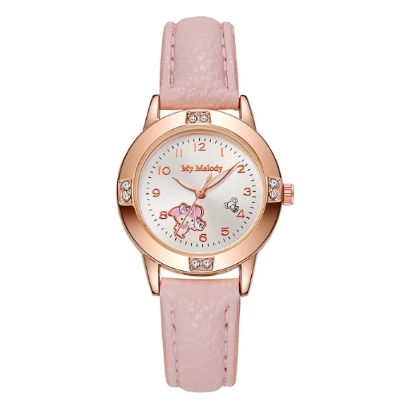 Sanrio Hello Kitty Watch Kawaii Kuromi Cinnamoroll Quartz Casual Fashion Melody WristWatch Women Kid Girl Children Birthday Gift. 