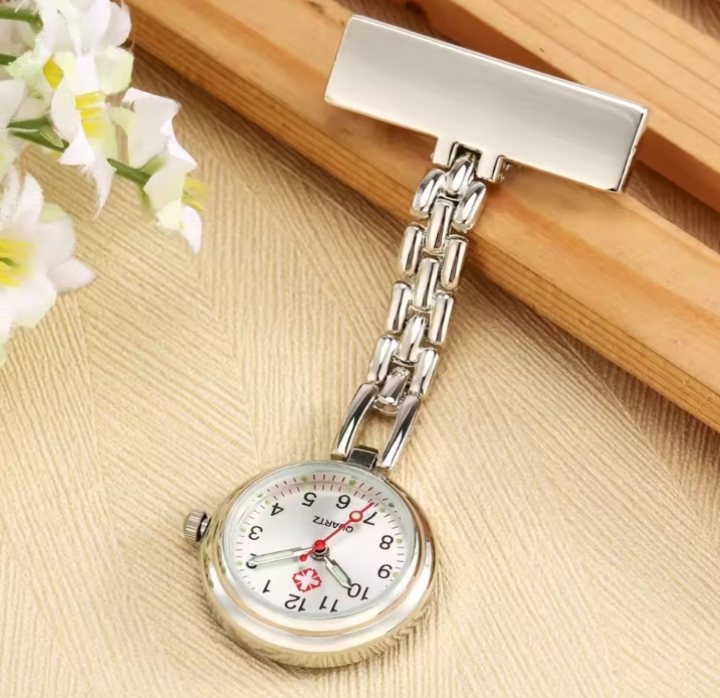 Hospital Nurse Stainless Steel Nursing Watch Nurses/Midwife