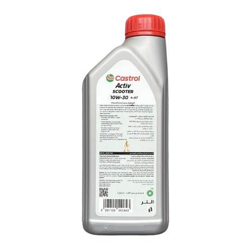 Castrol Activ Scooter 10W-30 4T contains Actibond Molecules™ (1L). 