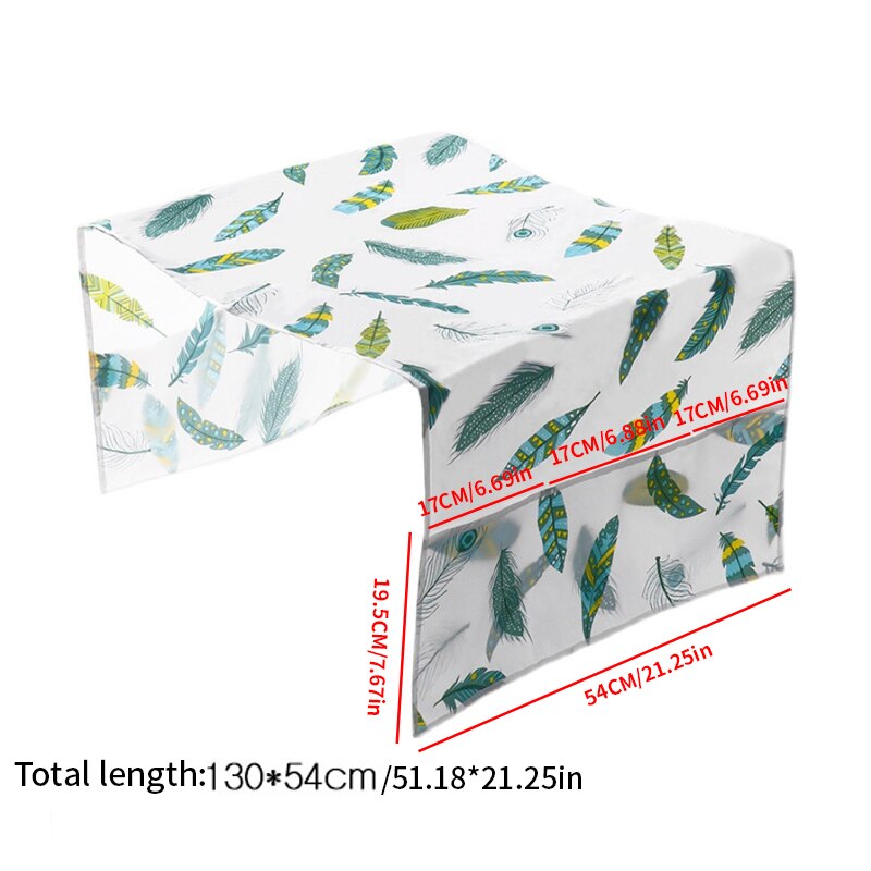 Refrigerator Dust Cover with Storage Bag Washable Printing Multi-purpose Household Washing Machine Cabinet Dust Protection Cover. 