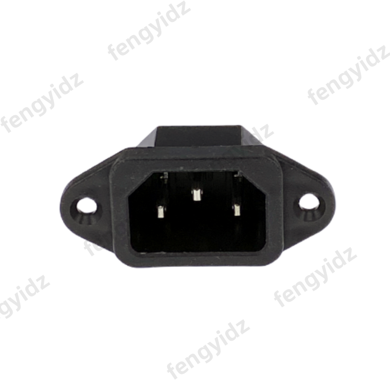 IEC320 C14 C13 Electrical AC Socket 3 Female Male Inlet Plug Connector ...