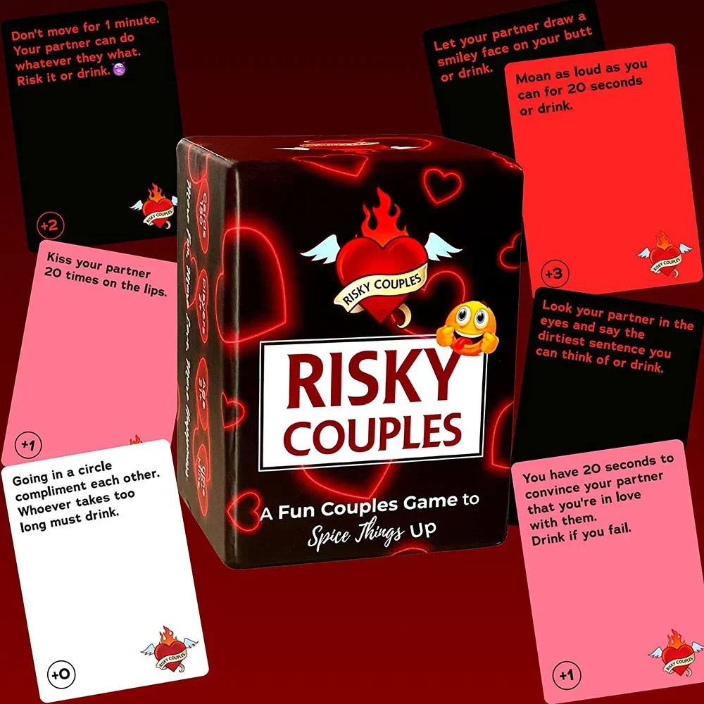 Risky Couples Super Fun Couples Game For Date Night 150 Spicy Dares Questions For Your Partner Romantic Anniversary Card Game. 