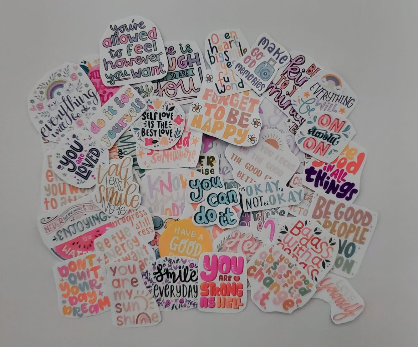 motivation quote stickers /journal sticker pack Daraz.lk