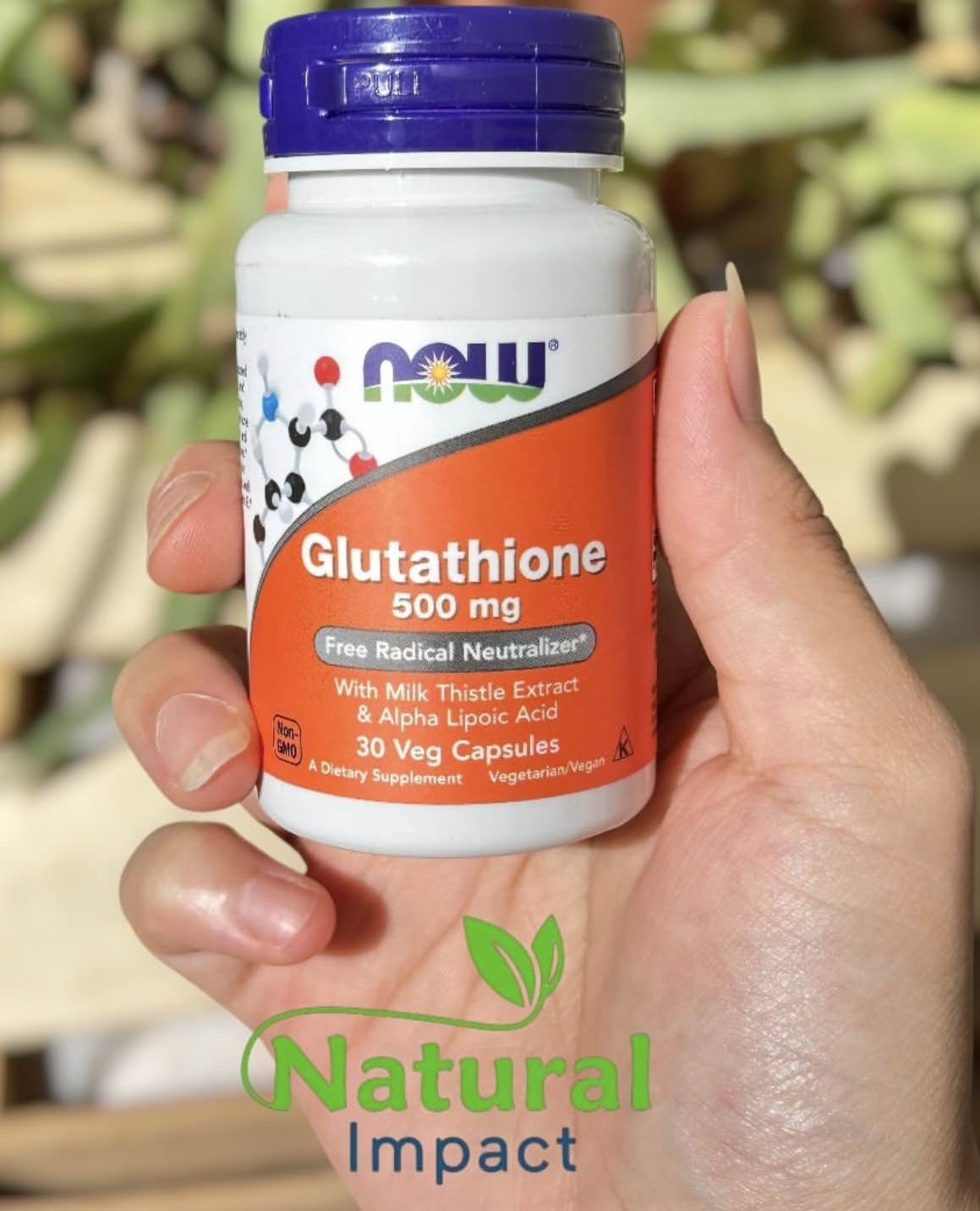 now glutathione 500mg 60 vcaps Now Supplements, Glutathione 500 mg 60 Veg Capsules – Better Health  International main image 0