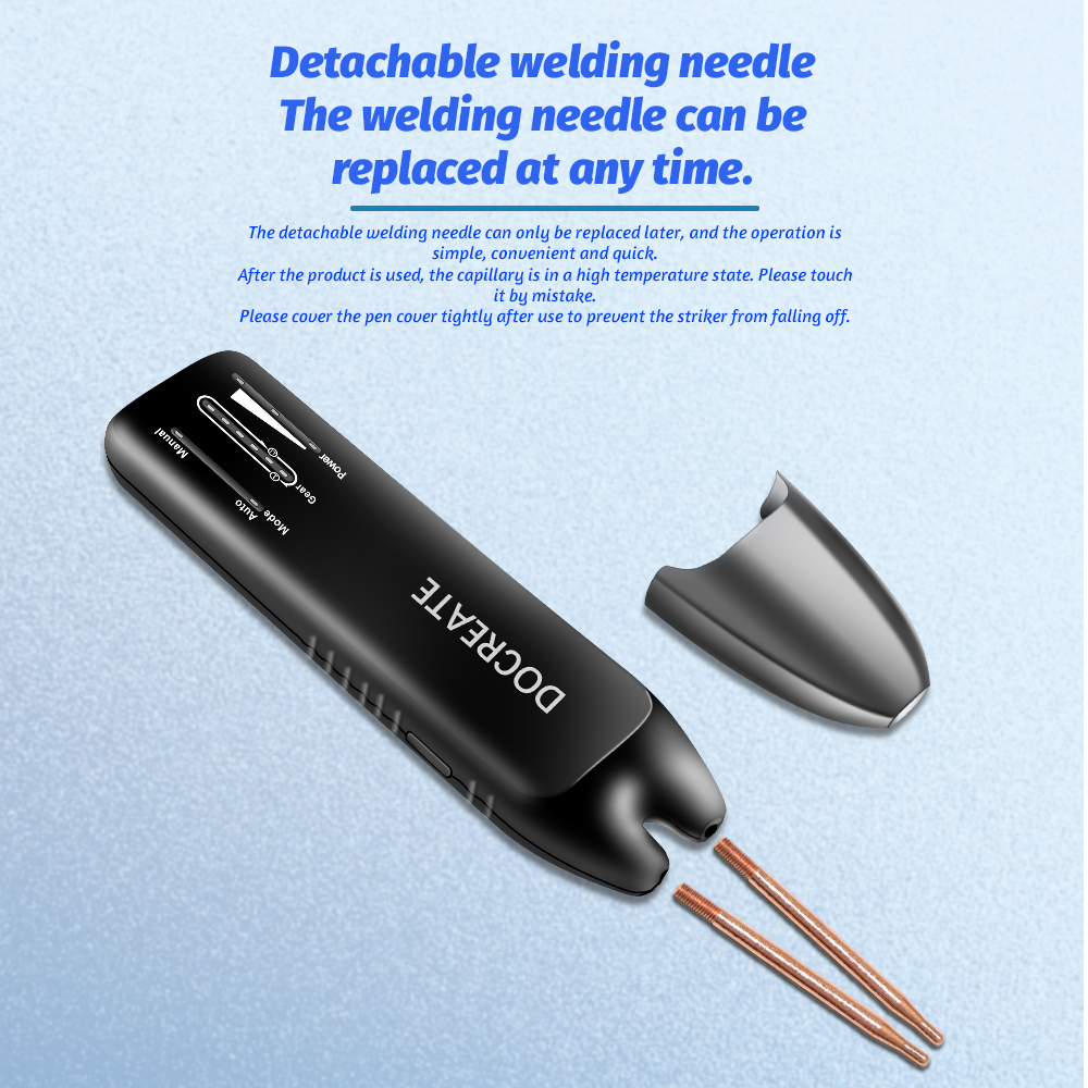 Docreate-756 Portable handheld spot welder 18650 Lithium battery DIY ...