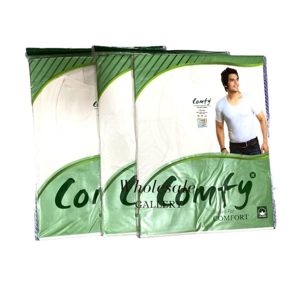 Men's vests comfy with sleeve pure soft cotton vests. 