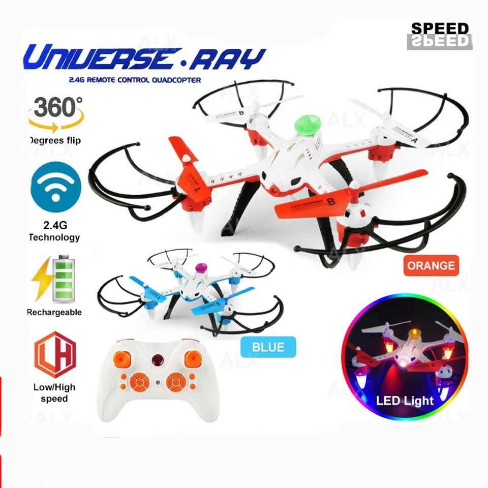 Duisger Drone YLR/C S85 RC Avec Caméra Quadricoptère RC à Double Ca 4k Avec Fonction Devitement Dobstacles Trajectoire Amz B