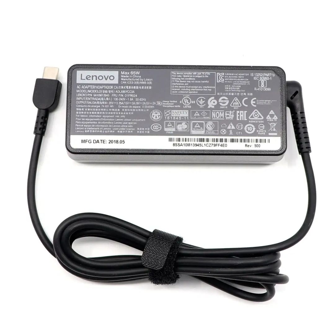 Laptop Charger Power Supply Adapter for Lenovo Origina.l 65W 60W 45W Type USB C Adapter Laptop Charger for Lenovo ThinkPad T480 T480s T580 X280 X380 E580 L380 L480 20V 3.25A & also can Use MacBook ASUS ZenBook for Lenovo Dell Xiaomi Air HP Sony usb type c. 