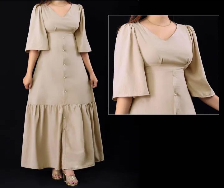 Normal long frock designs for clearance ladies