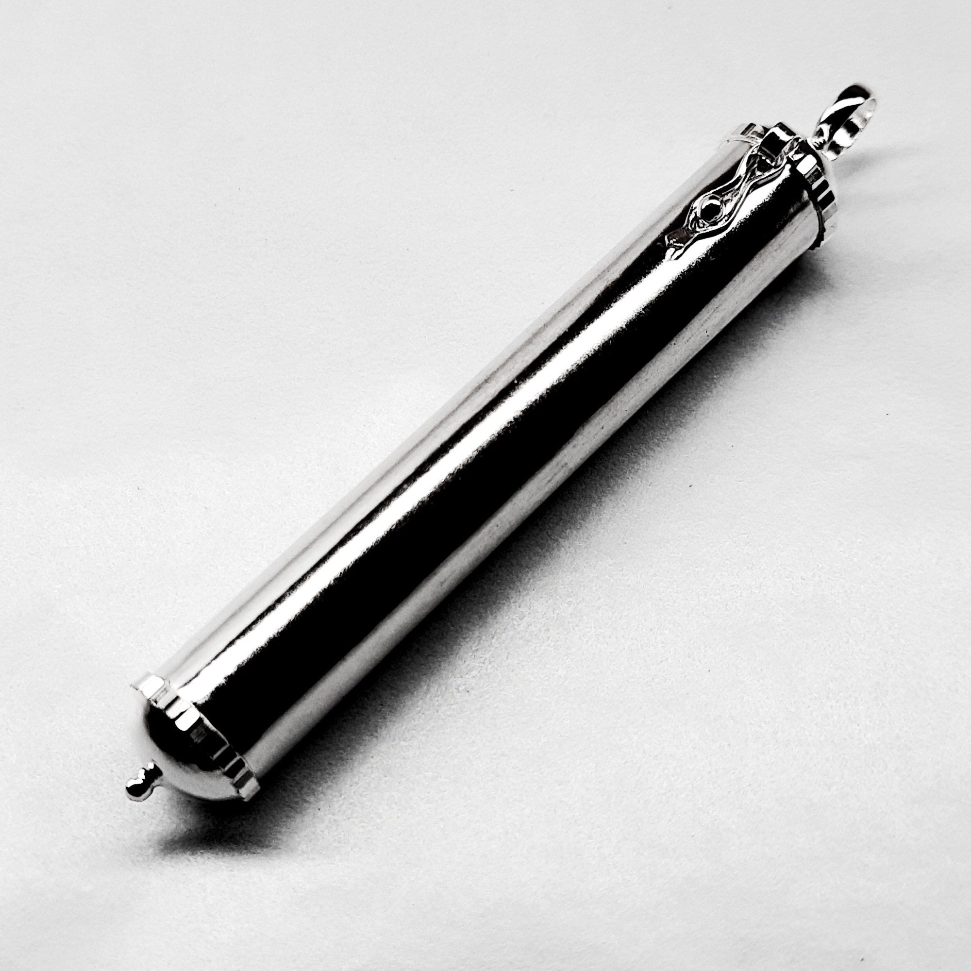 Silver 2 Inch Amulet Pendent Yanthra Sura