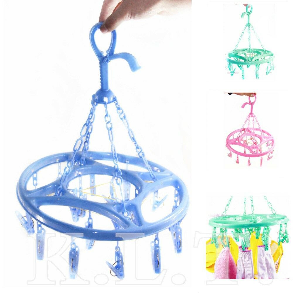 Baby Cloth Hanger With Clips