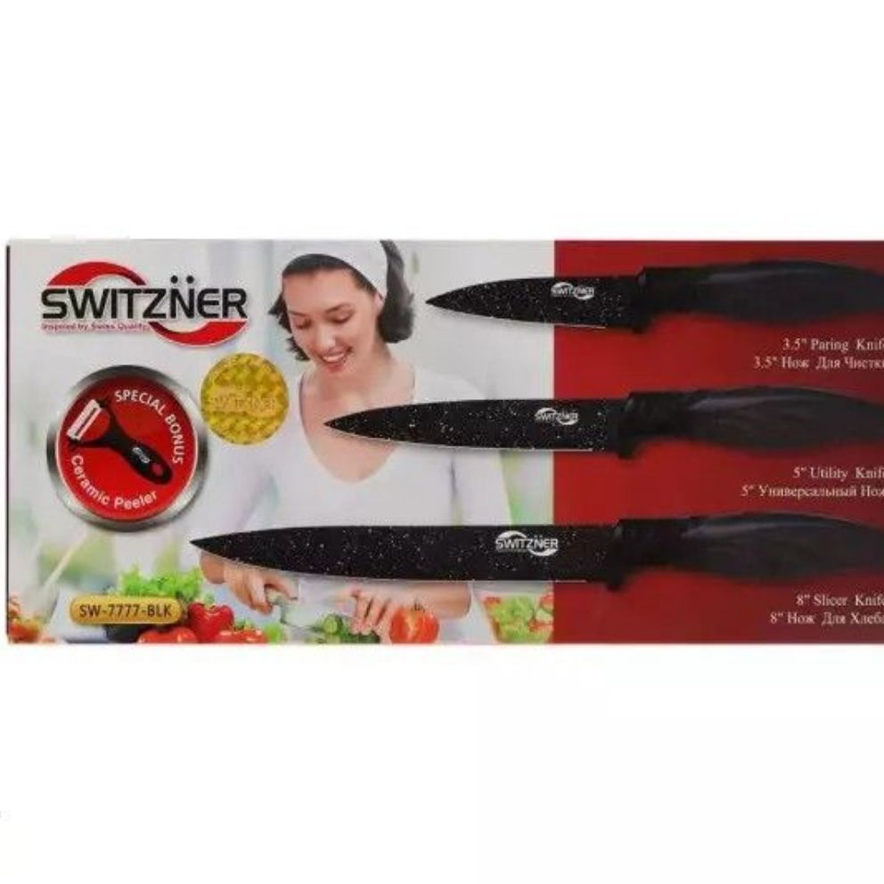 4 Pcs SWITZNER KNIFE SET for Kitchen