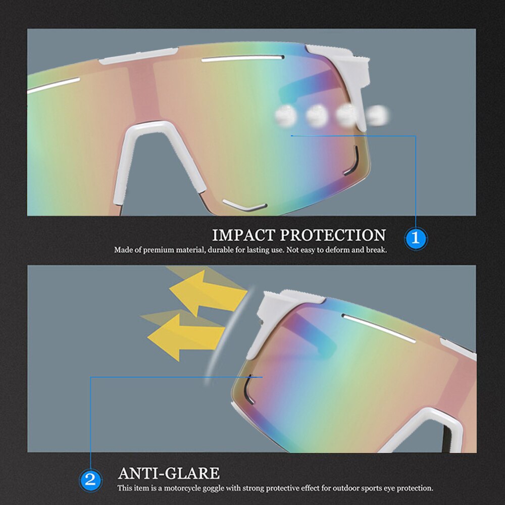 Cycling Sunglasses UV Protection Windproof Glasses For Men Women Polarized Lens Hiking Road Riding Bike Sport Glasses Eyewear. 