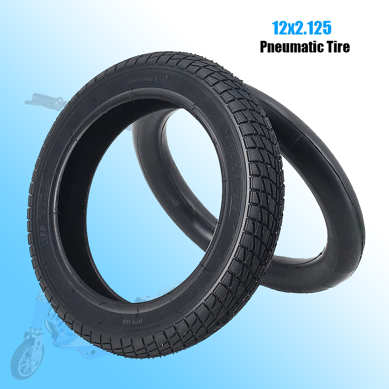 12 Inch Tyre 12x2.125 Outer Tire 12x2.125/2.35 Inner Tube for Electric Scooters Folding Bike Baby Carrier,bicycle Wheels