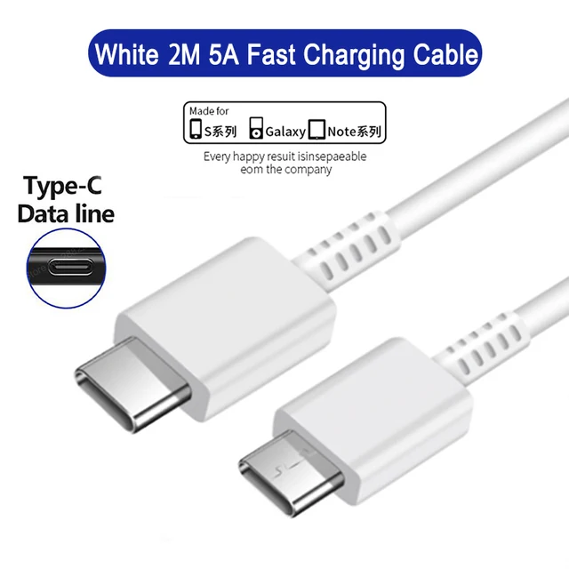 PD 45W Super Fast Charger For SAMSUNG Galaxy S21 S22 S23 S24 Ultra Fast Charging Phone USB C Charge Type C Cable 2M Wall Adapter. 