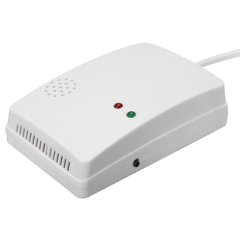 Gas Leak Detector Combustible Propane Butane Methane Smart Home Senor Natural Gas Safety Alarm Sensor Warning US Plug Smart Life. 