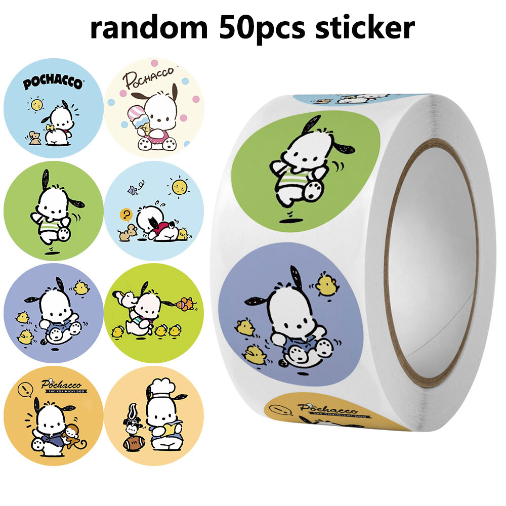 50Pcs Sanrio Sticker Kawaii Kuromi Hello Kitty P Cinnamoroll Cartoon ...