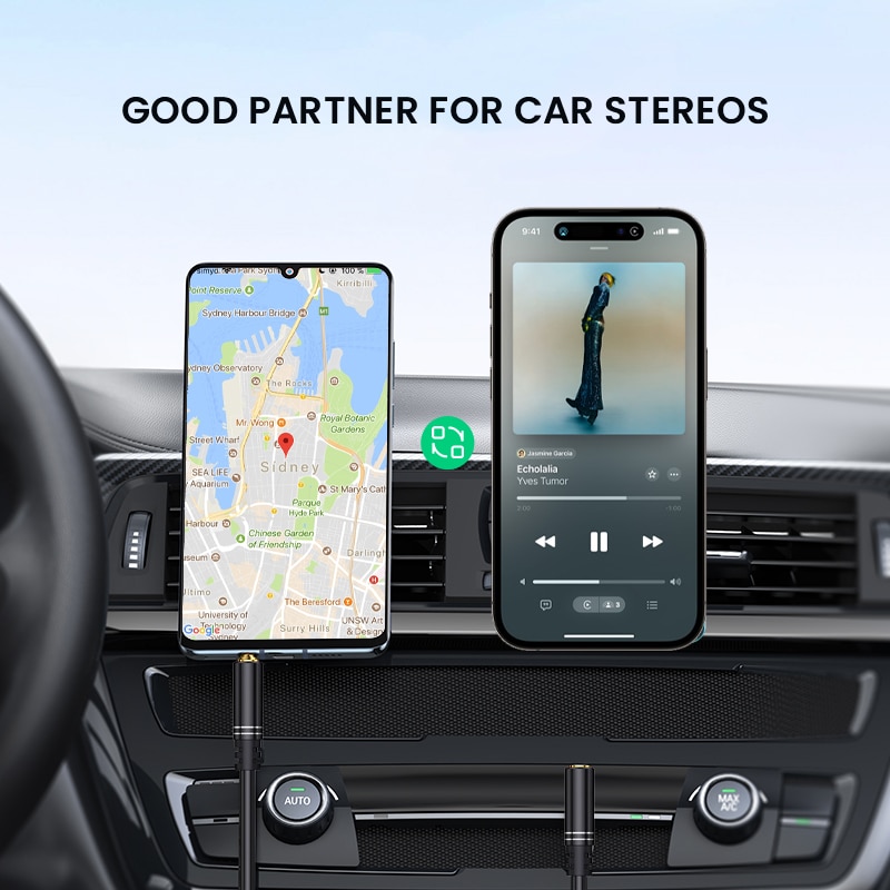3.5mm Audio Cable Aux Cable Audio Input Adapter Male to Male AUX Cord Compatible with Car Stereos Speaker Headphones. 