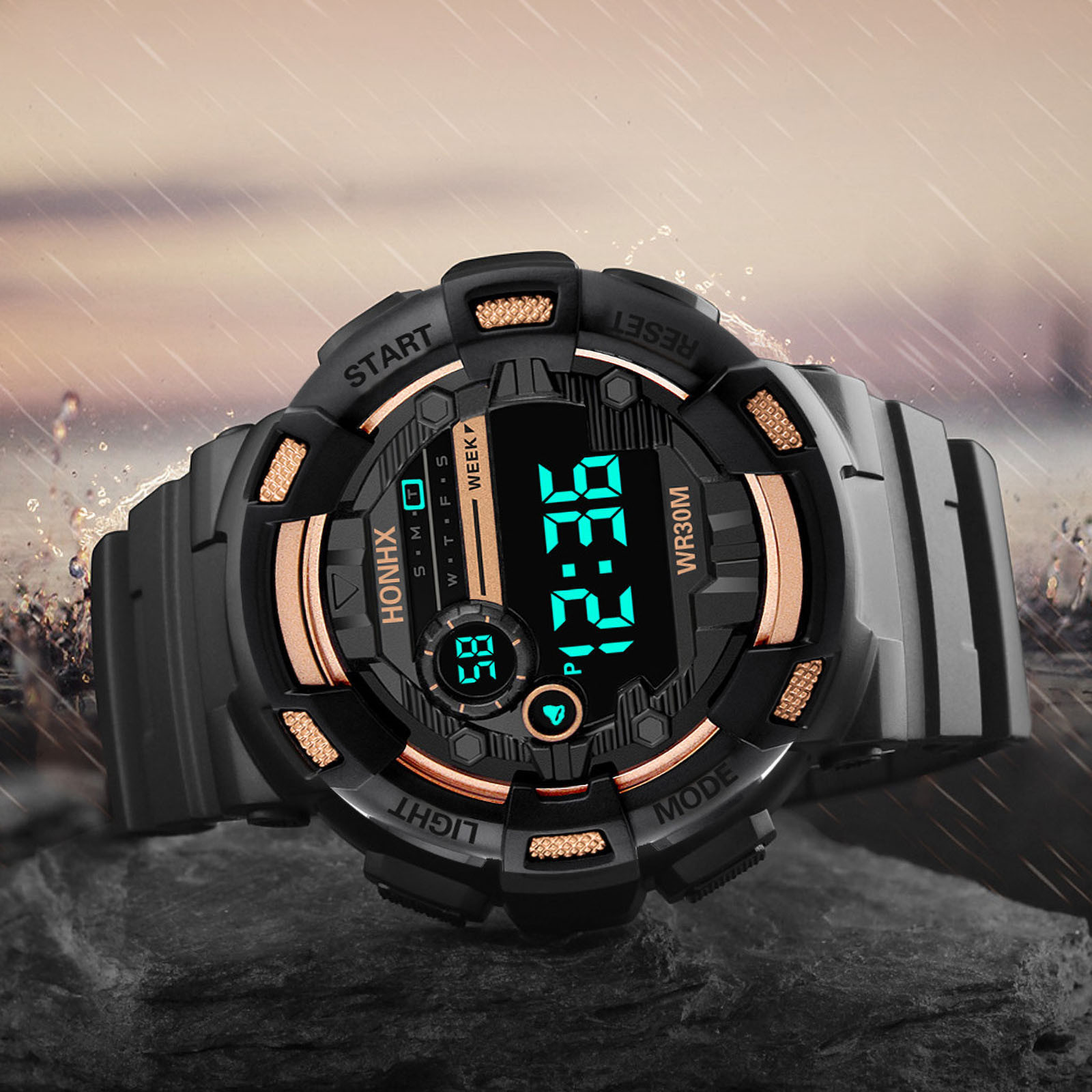 Kids Digital Watches Life Waterproof Electronic Watch For Children multi-function luminous Sports Wrist watch For Boys. 
