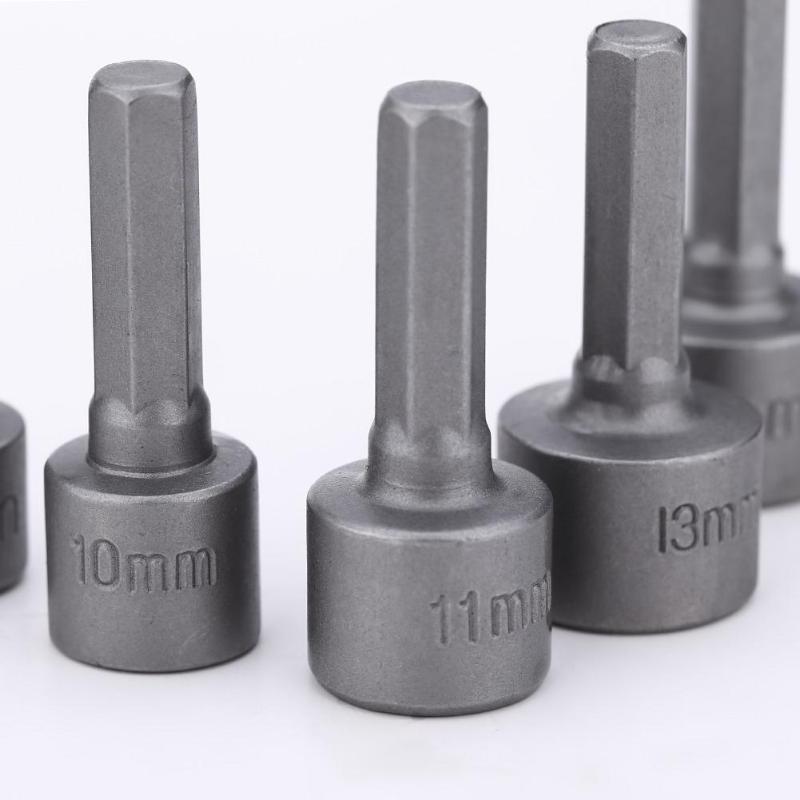 9pcs/set 5mm-13mm Hex Sockets Sleeve Nozzles Nut Driver Set Screwdriver Set Schroevendraaier Set Bits Sets Tools Socket Wrenches. 