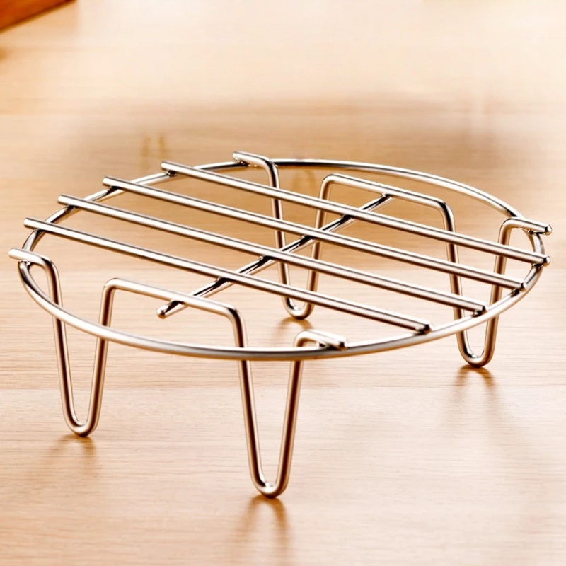 Stainless Steel Cookware Steamer Rack Cooking Baking Pot Stand Airfryer ...