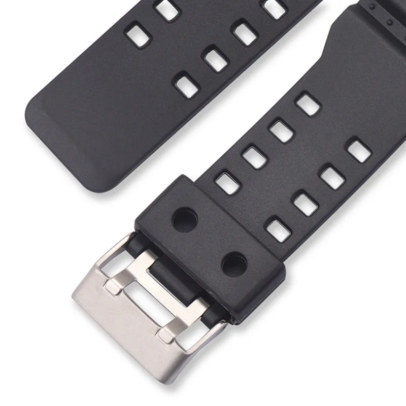 16mm Silicone Rubber Watch Band Strap Fit For Casio G Shock Replacement Black Waterproof Watchbands Accessories GD-100 G-8900. 