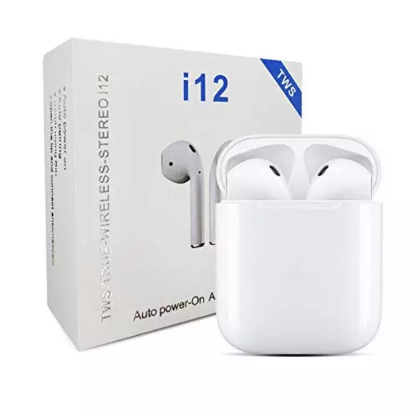 i12 Wireless Earbuds Full set - bluetooth headset