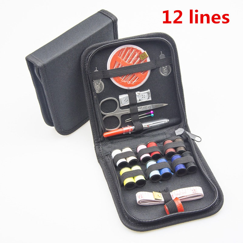 Complete Sewing Kit Set With Threads Needles Scissors Tape Measure ...
