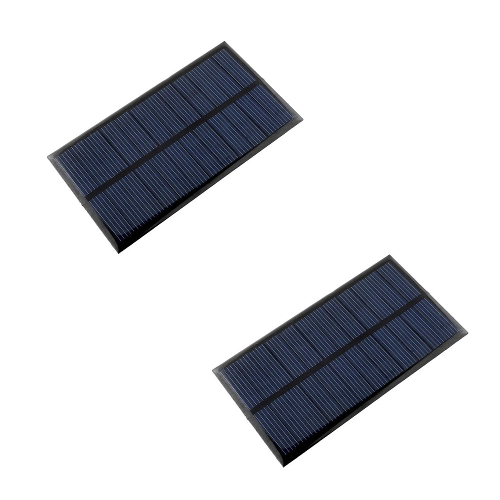 Mini 6V 1W Solar Panel Bank Solar Power Board Portable Solar System ...