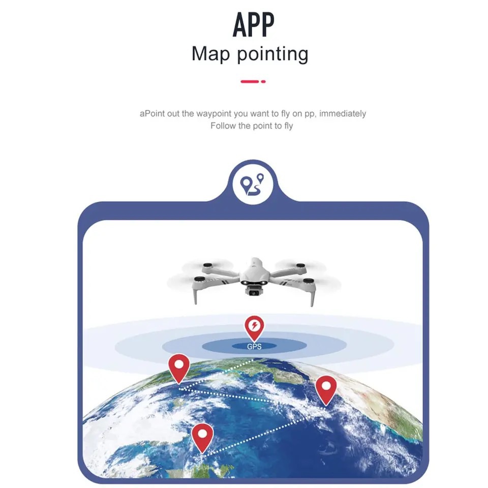 New RC F10 Drone 4K HD Dual Camera GPS 5G WIFI Wide Angle FPV Real Time Transmission Distance Professional Drone. 