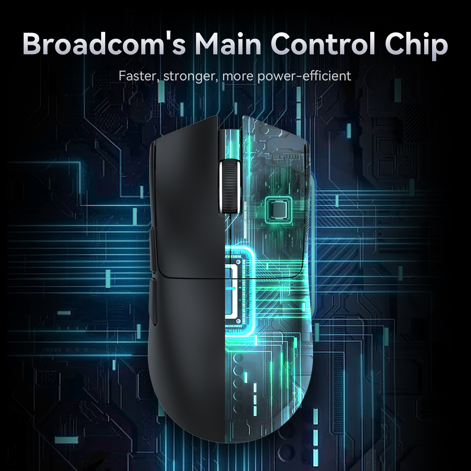 Attack Shark X11 Black Bluetooth Wireless Mouse Three Mode 2.4G PAW3311  RGB  PC Magnetic charging dock ,Gaming E-sports Mouse. 