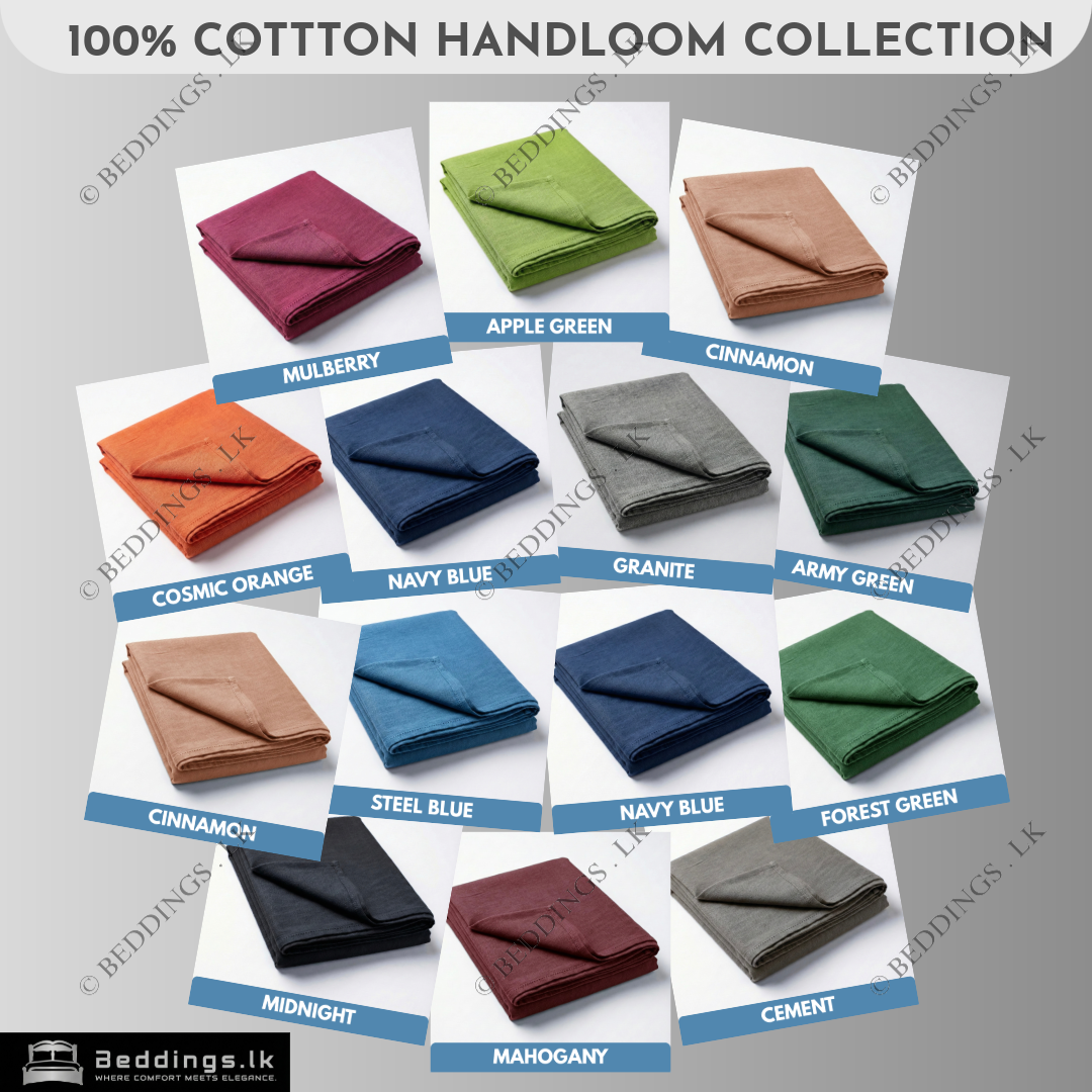 Plain Color Handloom Bedsheets