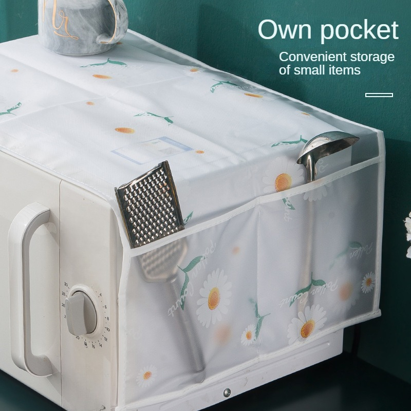Dust Cover Microwave Cover Refrigerator Dust Cover Universal Oven Cover Oil-proof Beauty Refrigerator Washing Machine Cover. 