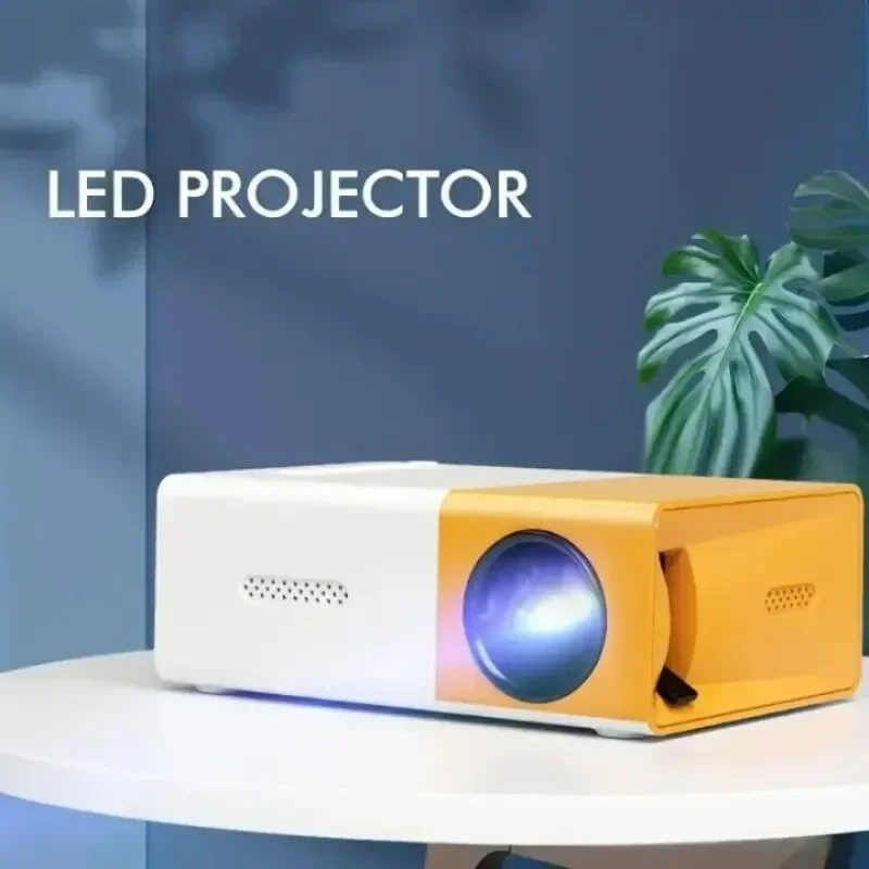 Mini projetor LED portátil, YG300, compatível com HDMI, USB, TF, áudio, casa, leitor multimídia, inteligente, portátil, viagem,. 
