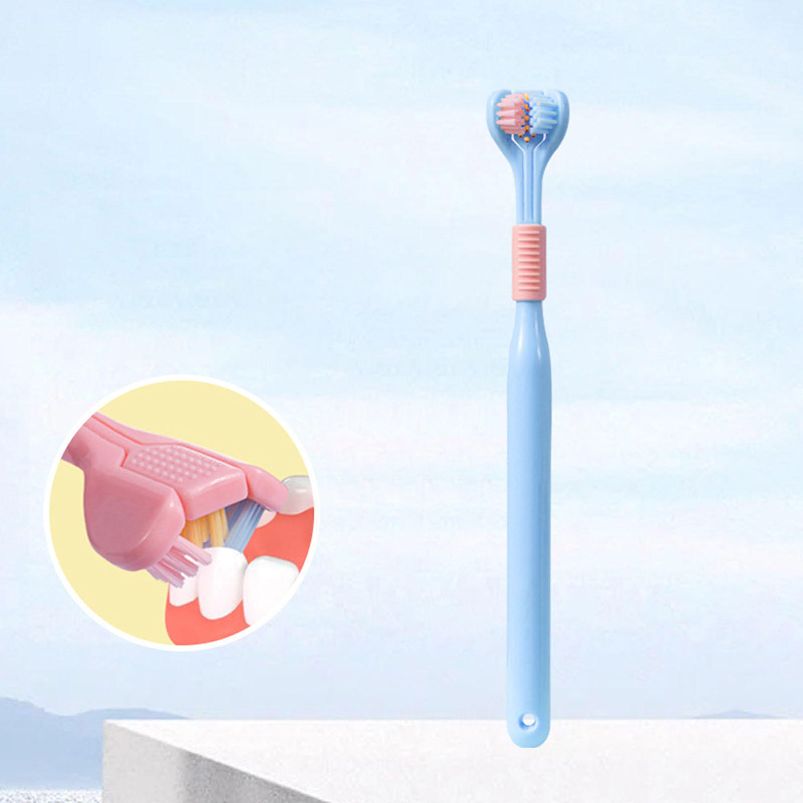 Tooth Brush with Soft Bristles Easy to Use Deep Cleaning Toothbrush for Adults Kids Boys Girls. 