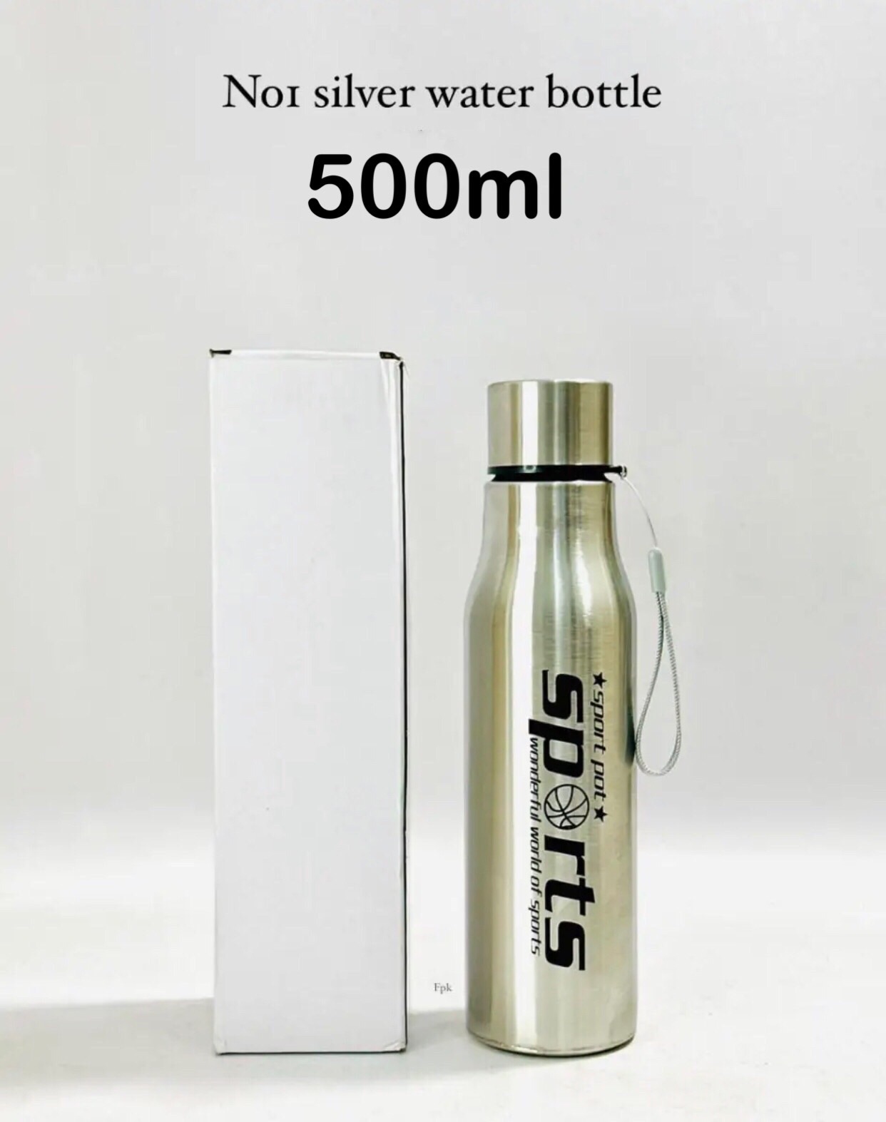 500ml/750ml/1000ml Stainless Steel Water Bottle with Handle Thermo Cup Portable Hot Cold Water Bottle for Cycling Sports Travel. 